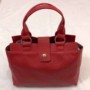 Red Satchel Purse. NWOT